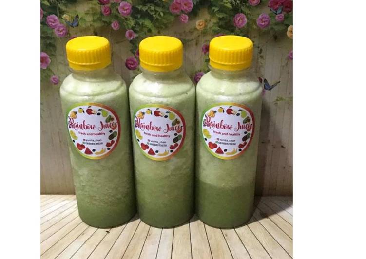 Bagaimana Membuat Diet Juice Soursop Pineapple Cantaloupe Nai Bai yang Lezat