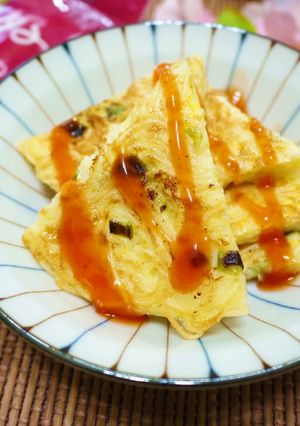【愛在家裡麵x好勁道】麵線蛋餅 的食譜成品照片
