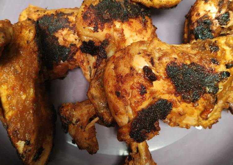 Langkah Mudah untuk Membuat Ayam bakar bumbu rujak yang Bikin Ngiler