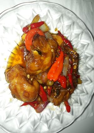 Foto resep Ayam Goreng saus Mercon sederhana