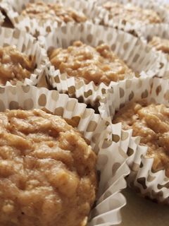 Almás zabpelyhes muffin recept fotója