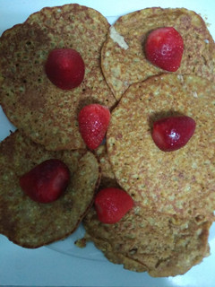 Una foto de Tortitas almendras y especias (veganas)