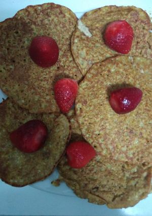 Una foto de Tortitas almendras y especias (veganas)
