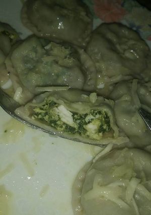 Una foto de Sorrentinos de pollo y verdura
