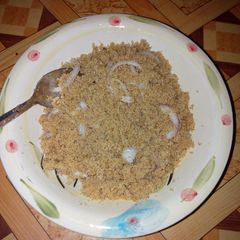 A picture of Garri meal (brabisco).