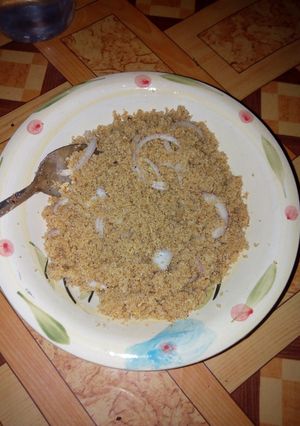 A picture of Garri meal (brabisco).