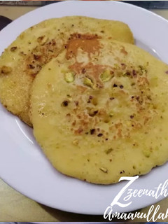 A picture of Custard Pistachio Pancakes.