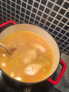 A picture of Chicken, Ginger & Turmeric Soup.