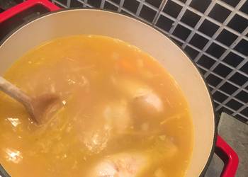 How to Recipe Yummy Chicken Ginger  Turmeric Soup