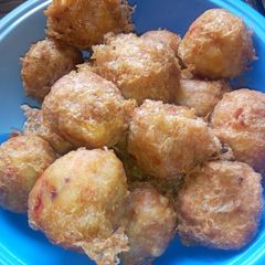 Yam balls A picture of Yam balls.