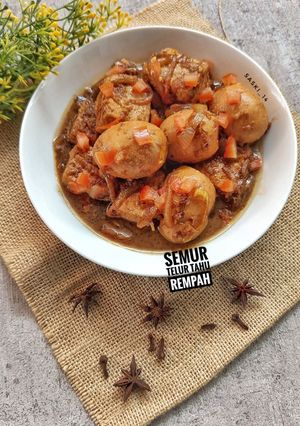 Foto resep Semur Telur Tahu Rempah