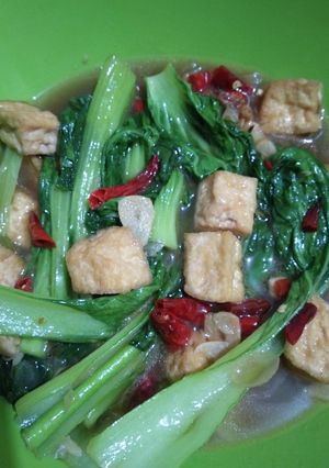 Foto resep Tumis Pakcoy Tahu