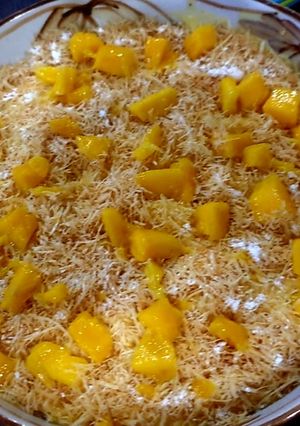 A picture of Mango Kunafa.