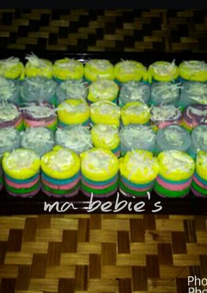 Foto resep Mini Rainbow roll cake