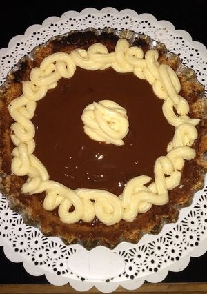 Una foto de Tarta con base de galletas de vainillas 🤗