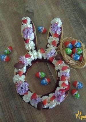 Une photo de Lapin de Pâques façon Number cake