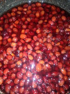 عکسی از دستور مربای ذغال اخته لذت