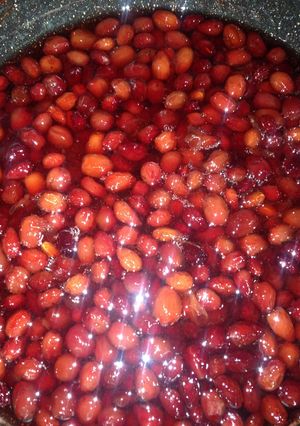 عکسی از دستور مربای ذغال اخته لذت
