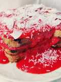 French toast alle fragole e cocco