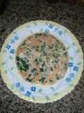 Tortilla de canónigos con atún