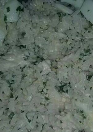 Una foto de Ensalada de arroz, económica