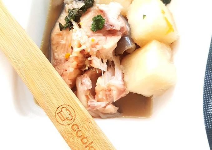 How to Make Homemade Catfish orange pepper soup and yam