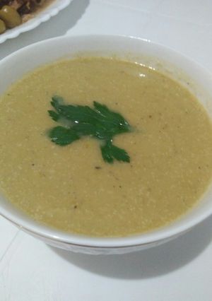 صورة لوصفة حساء الكراث ولا أرووع 😍