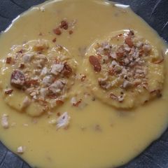 A picture of Bread Rasmalai.