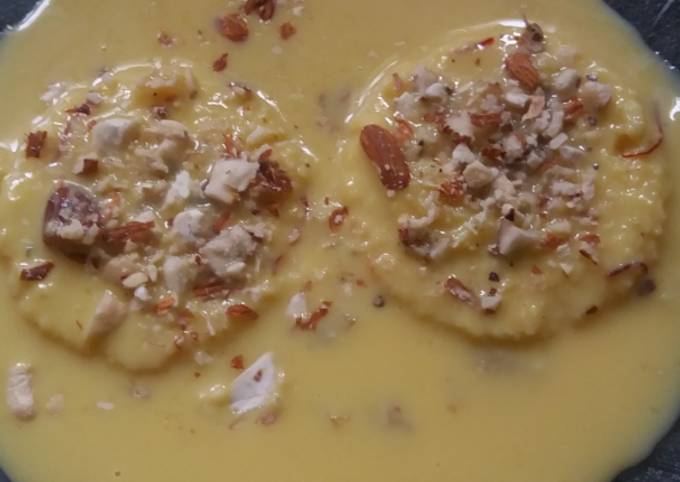 Recipe of Favorite Bread Rasmalai