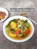 Sayur bening campur sari