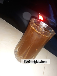 A picture of Iced coffee drink.
