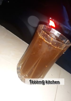 A picture of Iced coffee drink.