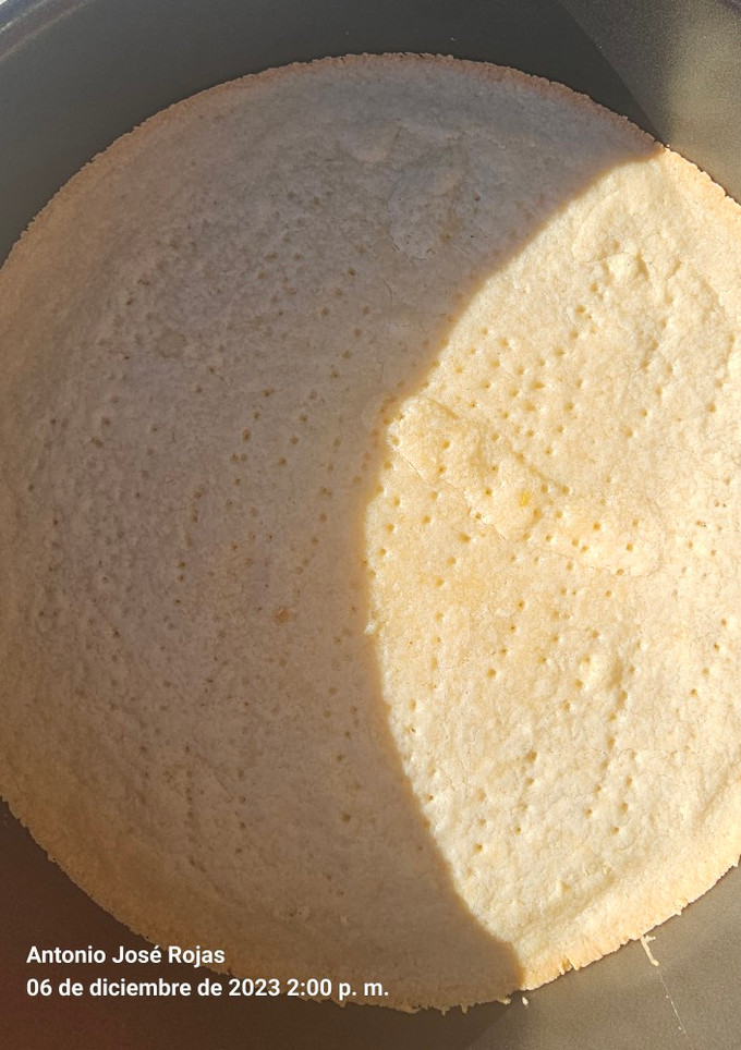 Una foto de Base de tarta de almendras