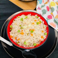 Vegetable Fried Rice A picture of Vegetable Fried Rice.