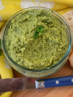 Foto di Crema di piselli e menta