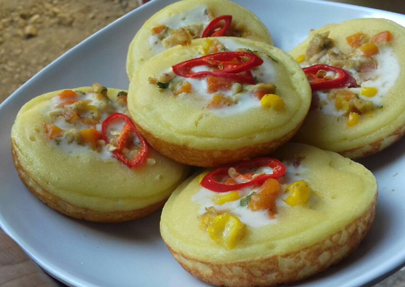 2. Mentu panggang / kue lumpur asin