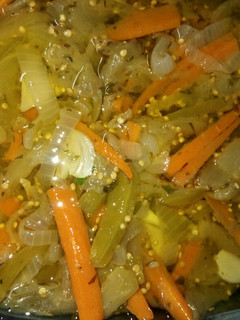 Una foto de Berenjenas en escabeche