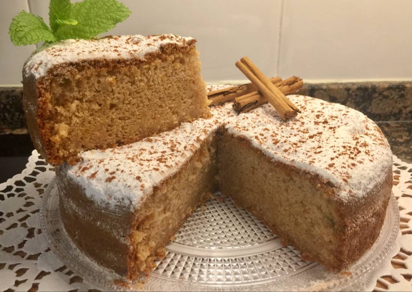 Bizcocho de arroz con leche