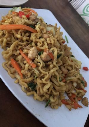Foto resep Mie burung dara pipih special & simple