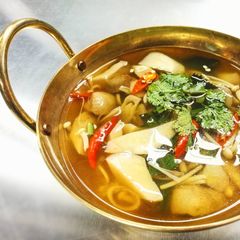 A picture of Vegan Mushroom Tomyum.