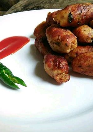 A picture of Kafta kabab.