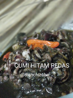 Foto resep Cumi hitam masak pedas