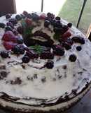 Torta de Chocolate con Mix de Frutos Rojos👌😋