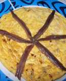 Tortilla de bonito y anchoas