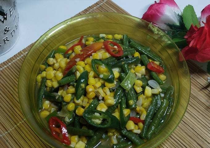 Cara Gampang Menyiapkan Tumis Jagung Kacang Panjang, Lezat Sekali