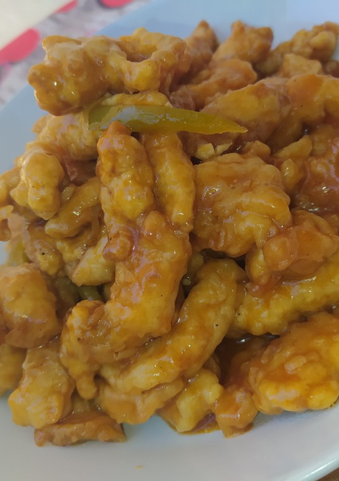 Una foto de Pollo agridulce!!