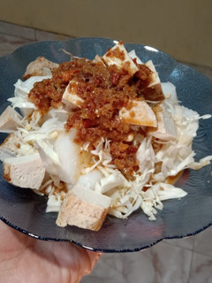 Foto resep Lontong tahu pecel