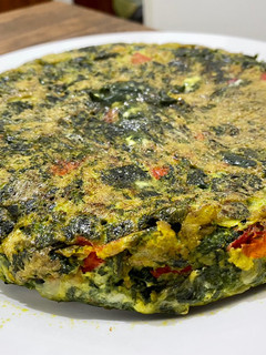 Una foto de Tortilla de acelga