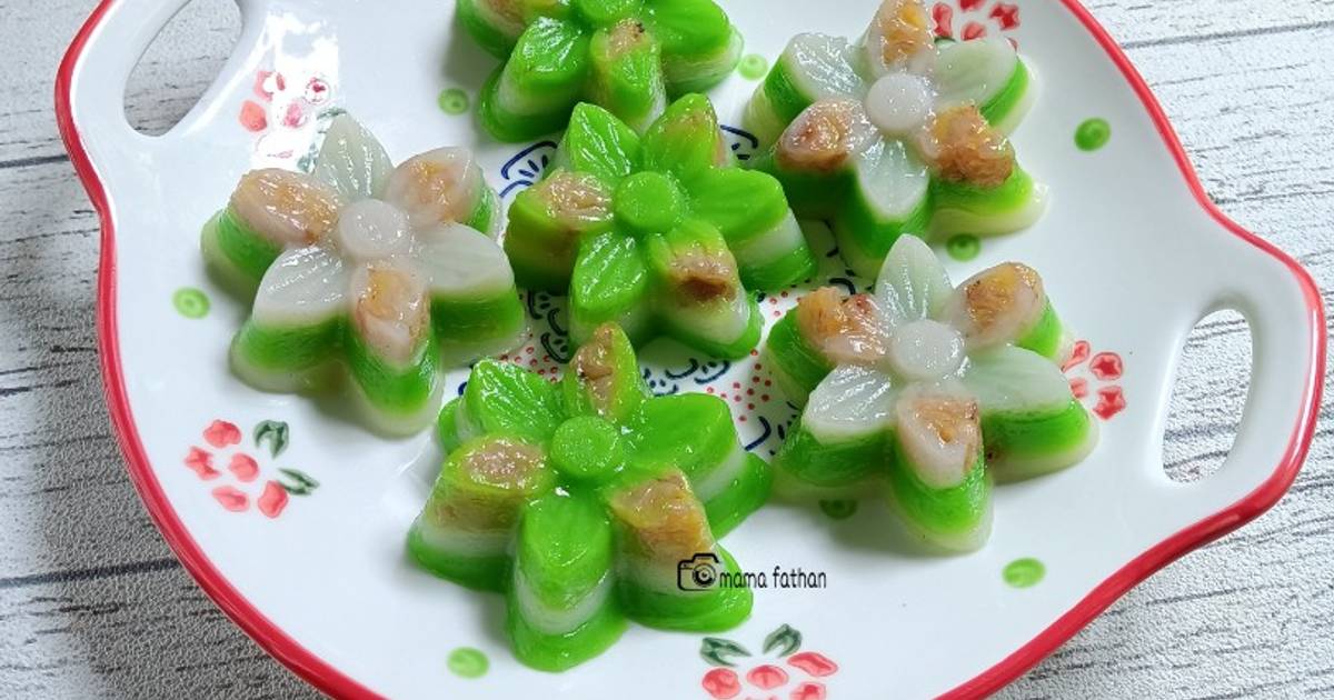 Resep Nagasari pisang lapis pandan oleh Mama fathan - Cookpad