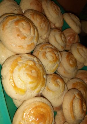 Una foto de Galletas Espirales de Naranja 🍊🍊🍊